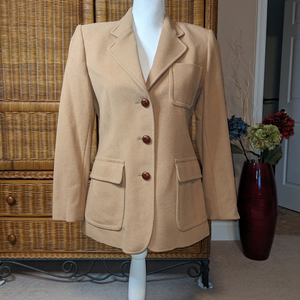 Ralph Lauren Camel Vintage Jacket SIZE 4P